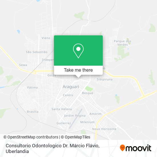 Mapa Consultorio Odontologico Dr. Márcio Flávio