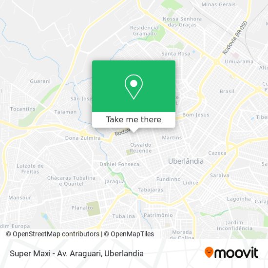 Super Maxi - Av. Araguari map