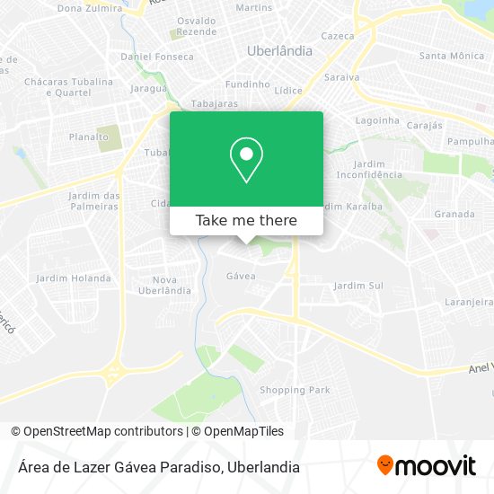 Área de Lazer Gávea Paradiso map