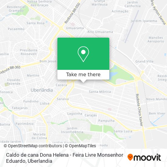 Caldo de cana Dona Helena - Feira Livre Monsenhor Eduardo map