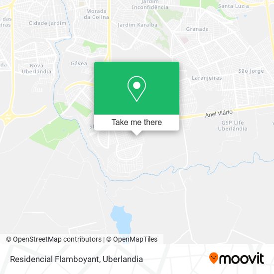 Residencial Flamboyant map