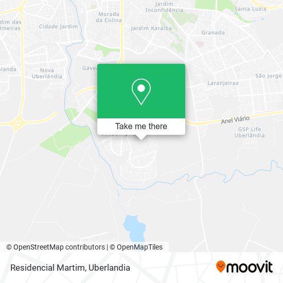 Residencial Martim map