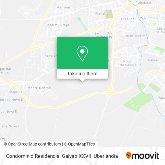 Mapa Condominio Residencial Galvao XXVII