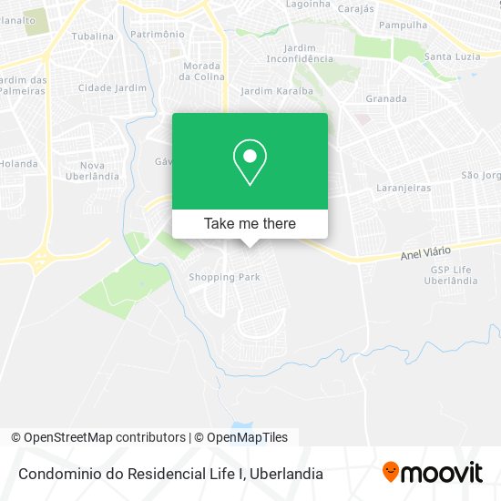 Condominio do Residencial Life I map