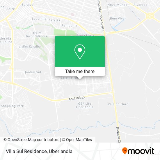 Villa Sul Residence map