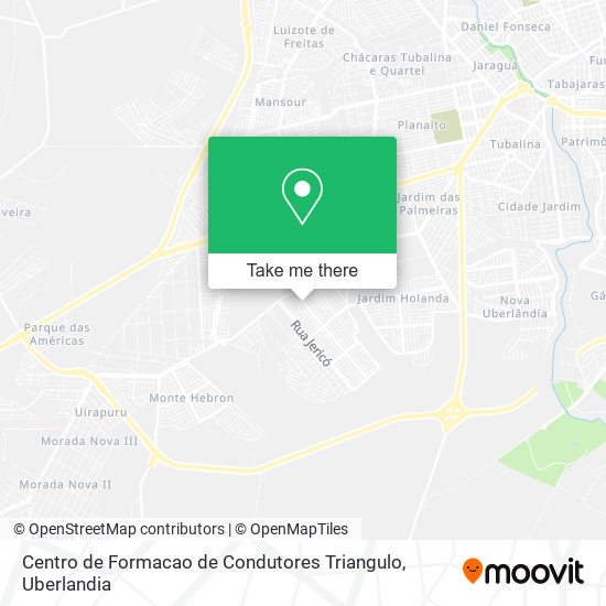 Centro de Formacao de Condutores Triangulo map