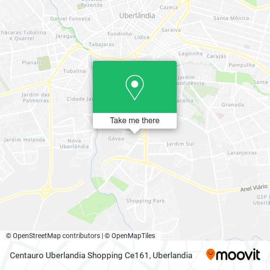 Mapa Centauro Uberlandia Shopping Ce161