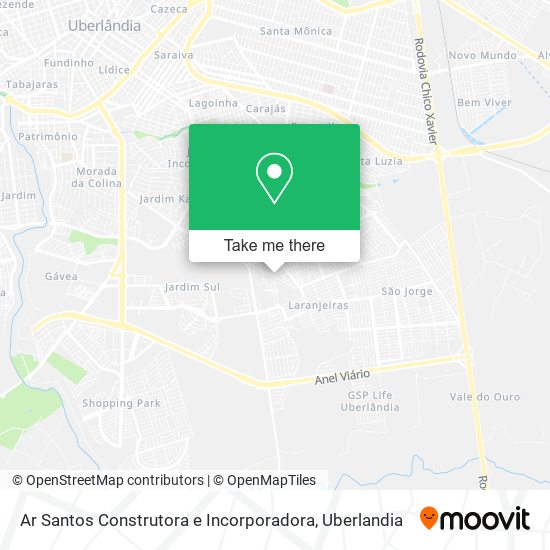 Ar Santos Construtora e Incorporadora map