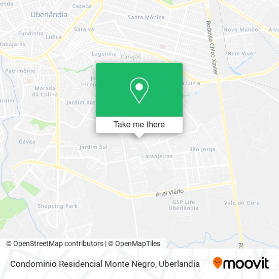 Condominio Residencial Monte Negro map