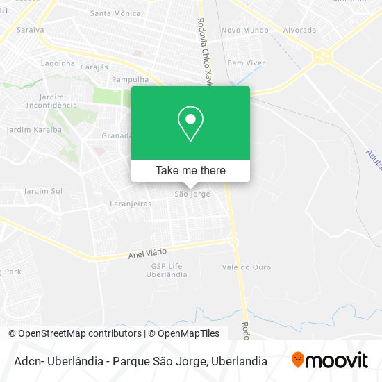 Mapa Adcn- Uberlândia - Parque São Jorge