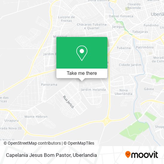 Mapa Capelania Jesus Bom Pastor