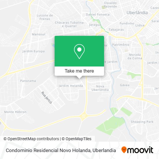 Condominio Residencial Novo Holanda map