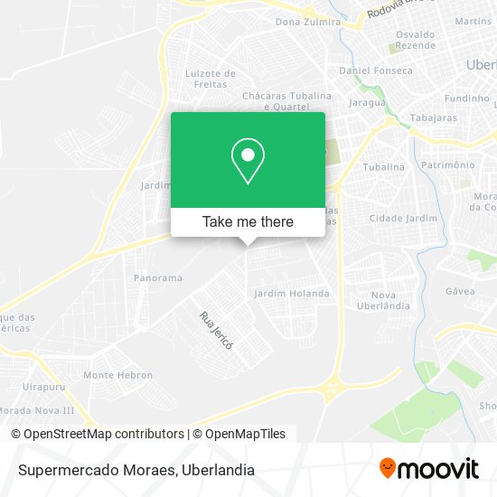 Supermercado Moraes map