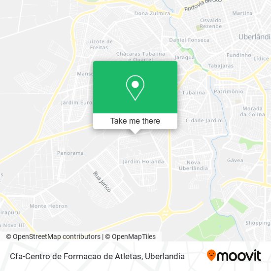 Cfa-Centro de Formacao de Atletas map
