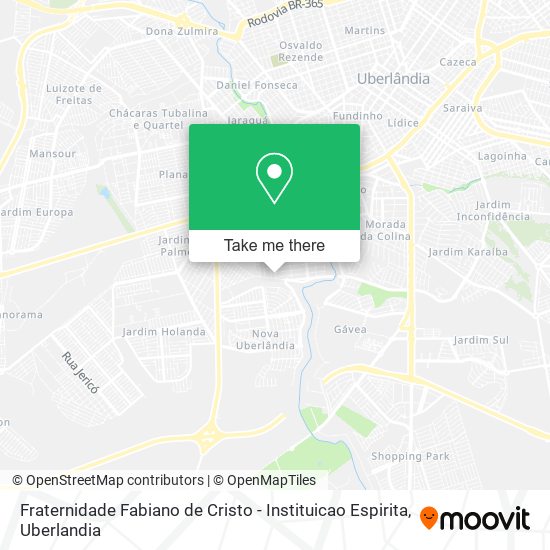 Fraternidade Fabiano de Cristo - Instituicao Espirita map