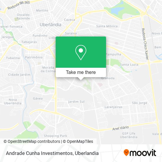Mapa Andrade Cunha Investimentos