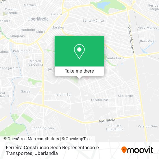 Ferreira Construcao Seca Representacao e Transportes map