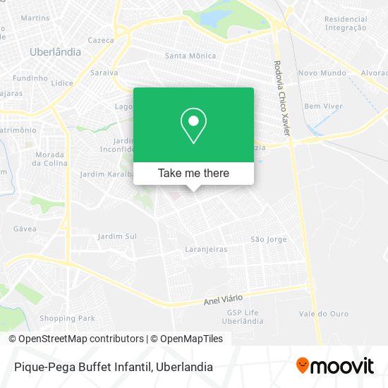 Pique-Pega Buffet Infantil map