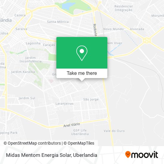 Mapa Midas Mentom Energia Solar