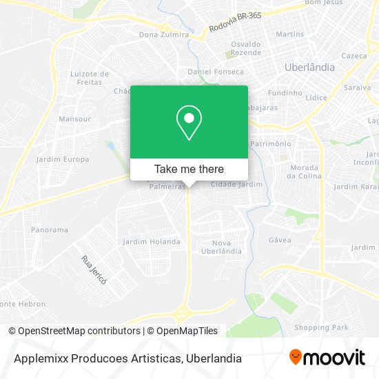 Mapa Applemixx Producoes Artisticas