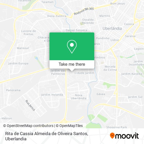 Rita de Cassia Almeida de Oliveira Santos map