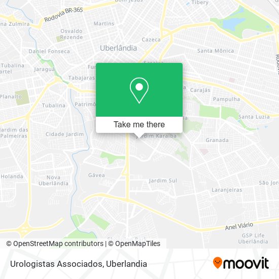 Urologistas Associados map