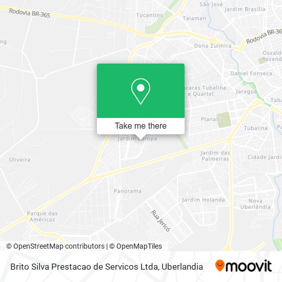 Brito Silva Prestacao de Servicos Ltda map