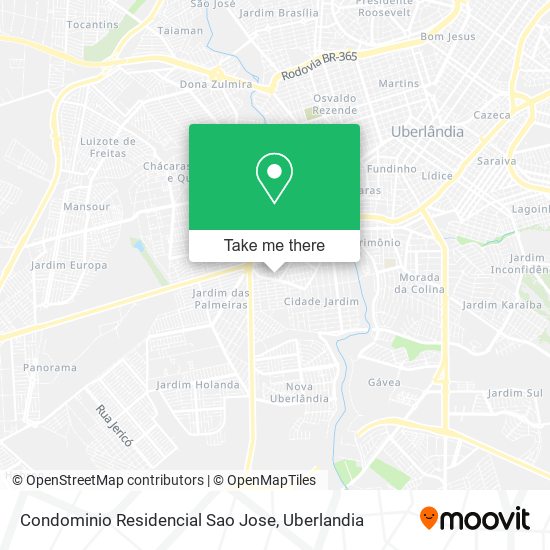 Mapa Condominio Residencial Sao Jose