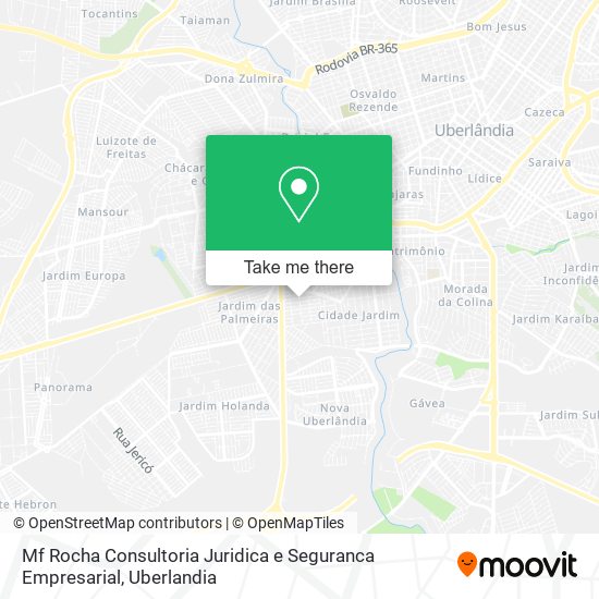 Mapa Mf Rocha Consultoria Juridica e Seguranca Empresarial