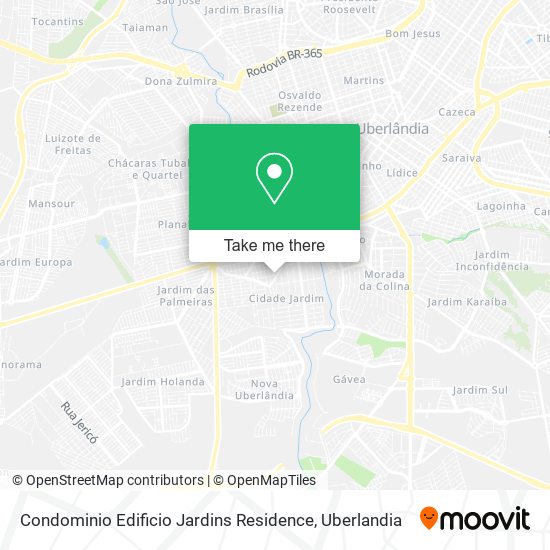 Condominio Edificio Jardins Residence map