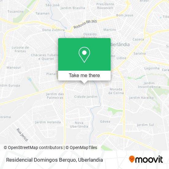 Mapa Residencial Domingos Berquo