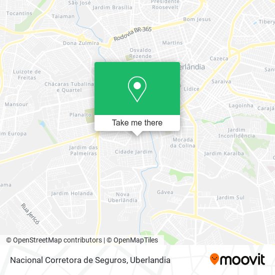 Nacional Corretora de Seguros map