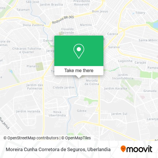 Moreira Cunha Corretora de Seguros map