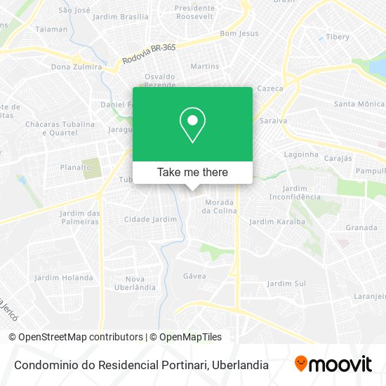 Mapa Condominio do Residencial Portinari