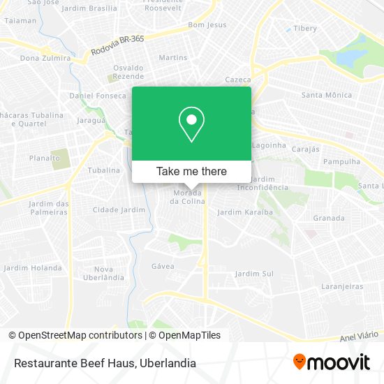 Mapa Restaurante Beef Haus