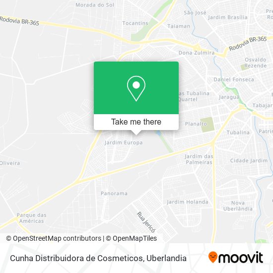 Cunha Distribuidora de Cosmeticos map