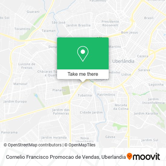 Cornelio Francisco Promocao de Vendas map