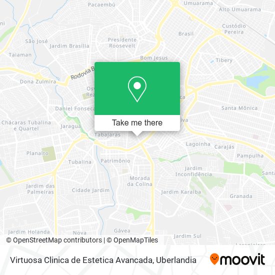 Virtuosa Clinica de Estetica Avancada map