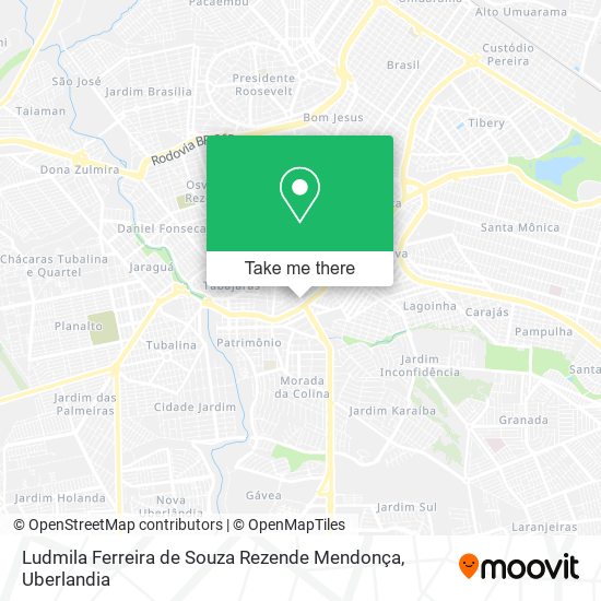 Ludmila Ferreira de Souza Rezende Mendonça map