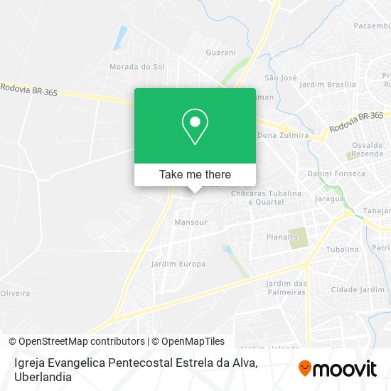 Igreja Evangelica Pentecostal Estrela da Alva map