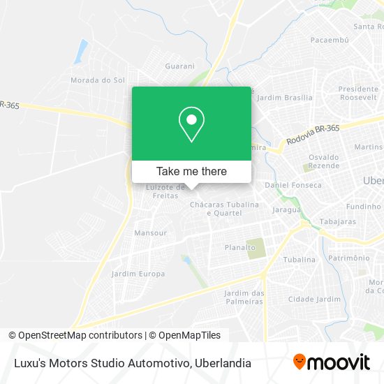 Luxu's Motors Studio Automotivo map