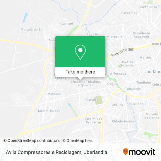 Avila Compressores e Reciclagem map