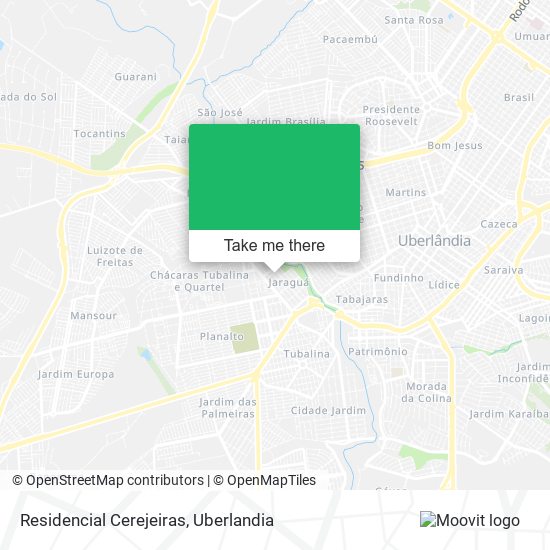 Mapa Residencial Cerejeiras