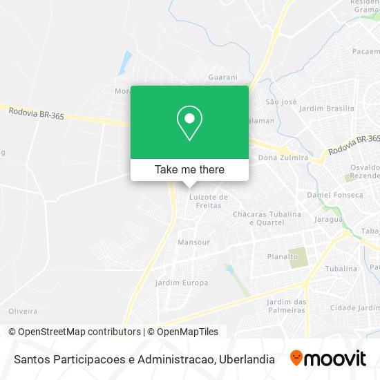 Mapa Santos Participacoes e Administracao