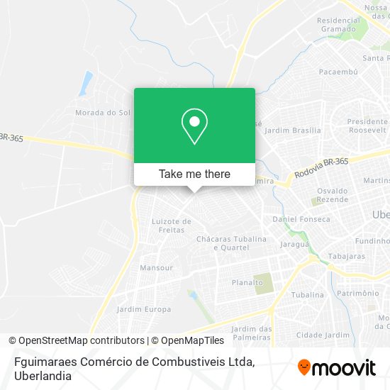 Mapa Fguimaraes Comércio de Combustiveis Ltda