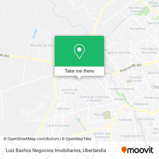 Luiz Bastos Negocios Imobiliarios map