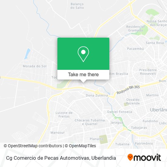 Mapa Cg Comercio de Pecas Automotivas