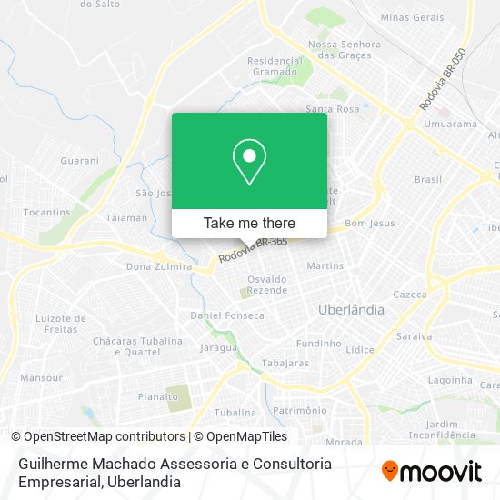 Mapa Guilherme Machado Assessoria e Consultoria Empresarial