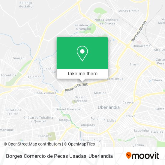 Borges Comercio de Pecas Usadas map