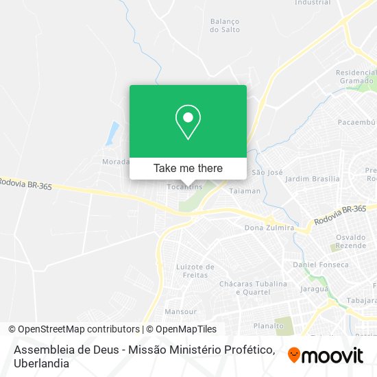 Mapa Assembleia de Deus - Missão Ministério Profético